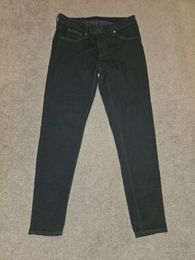 Just Black Women's Dark Green Skinny Jeans